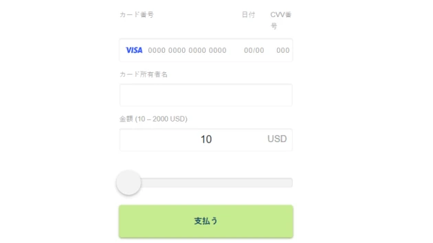 カジノエックス 入金 Visa